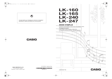 Manual | Casio LK-165 Manuel utilisateur | Fixfr