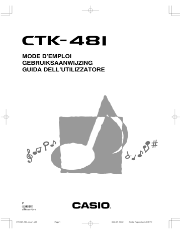 Manual | Casio CTK-481 Manuel utilisateur | Fixfr