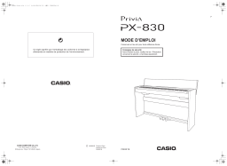 Casio PX-830 Manuel utilisateur