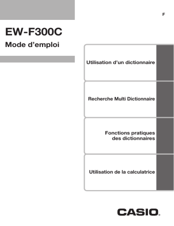 Manual | Casio EW-F300C Manuel utilisateur | Fixfr