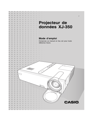 Manual | Casio XJ-350 Manuel utilisateur | Fixfr