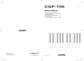 Manual | Casio CGP-700 Manuel utilisateur | Fixfr