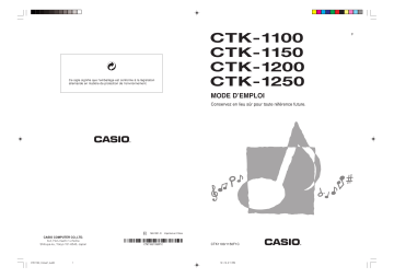 Manual | Casio CTK-1200 Manuel utilisateur | Fixfr