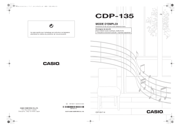 Manual | Casio CDP-135 Manuel utilisateur | Fixfr
