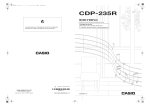 Casio CDP-235R Mode d'emploi + Chat IA &amp; PDF