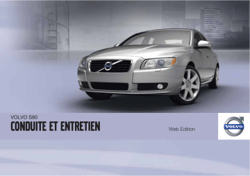 Volvo S80 2011 Late Manuel utilisateur | Fixfr