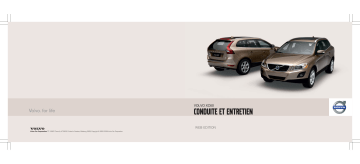 Volvo XC60 2010 Manuel utilisateur | Fixfr