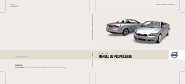 Volvo C70 2009 Early Manuel utilisateur | Fixfr