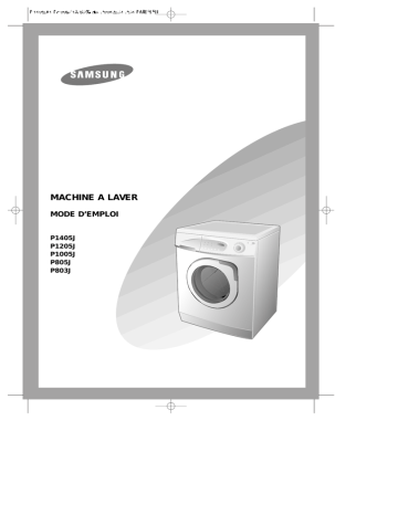 P1405J | P1205J | Samsung P803J Manuel utilisateur | Fixfr