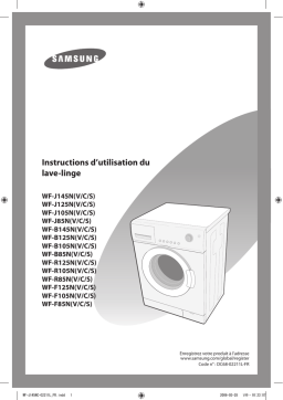 Samsung WF-F85NC Manuel utilisateur