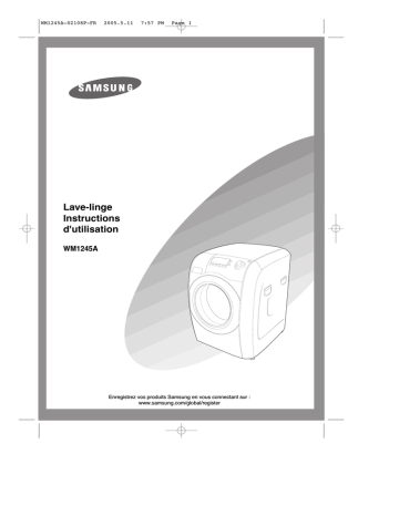 Samsung WM1245A Manuel utilisateur | Fixfr