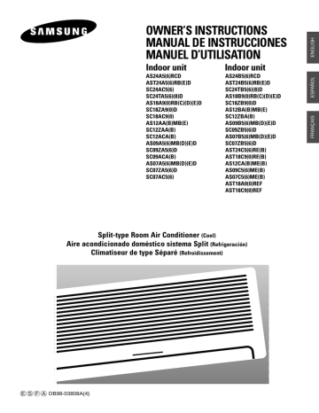 AQ12CBME | SH24TA6D | AQT24C6RB | AQ07A6MED | AQT24C6RE | AST24C6RE | AQ09C6MED | UST18C0REF | AS12ABMB | SH07AC6 | SH24TA6DX | SH18AC0X | SH07AC6X | AQ09C5MED | AQ12CAME | AQT18C0REF | AQT18C0RB | AS12ABME | Samsung SH18AC0 Manuel utilisateur | Fixfr