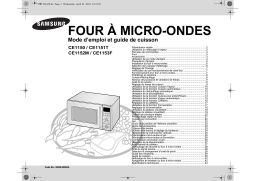 Samsung CE1150 Manuel utilisateur