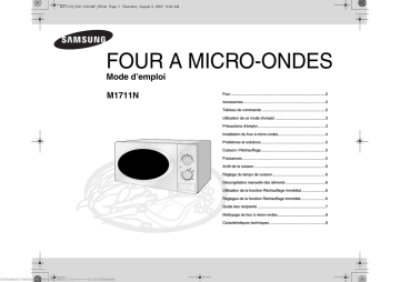 Samsung M1711N Manuel utilisateur | Fixfr