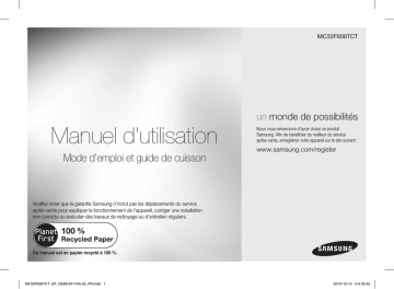 Samsung MC32F606TCT Manuel utilisateur | Fixfr