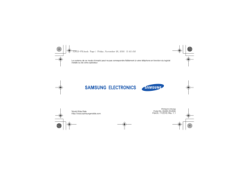 Samsung GT-S3653W Manuel utilisateur | Fixfr