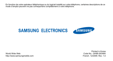 Samsung GT-B5722 Manuel utilisateur | Fixfr