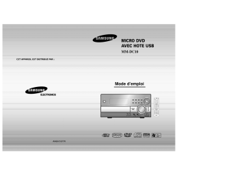 Samsung MM-DC10 Manuel utilisateur | Fixfr