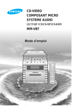 Samsung MM-VB7 Manuel utilisateur