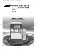 Samsung MM-T6 Manuel utilisateur