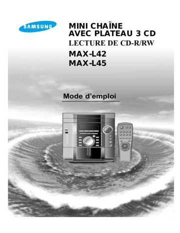 MAX-L42 | Samsung MAX-L45 Manuel utilisateur | Fixfr