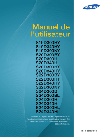 Samsung S19D300NY Manuel utilisateur | Fixfr