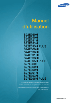 Samsung S22E390H Manuel utilisateur