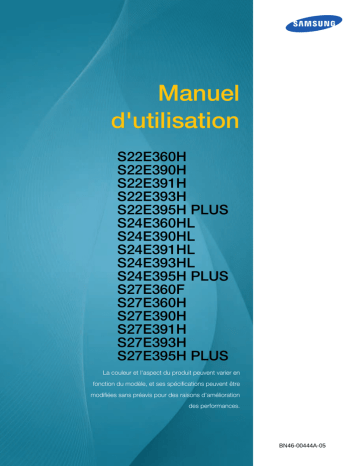 Samsung S22E390H Manuel utilisateur | Fixfr