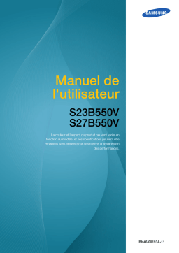 Samsung S23B550V Manuel utilisateur