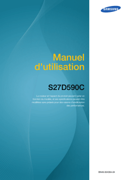 Samsung S27D590CS Manuel utilisateur