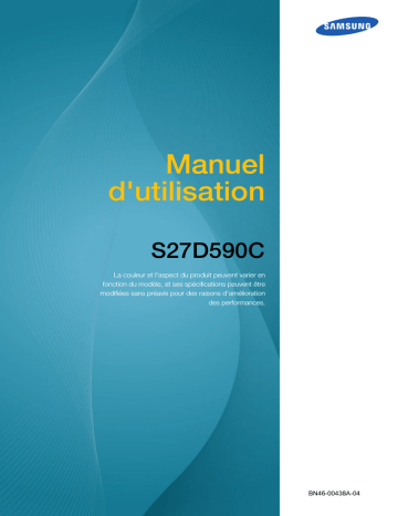 Samsung S27D590CS Manuel utilisateur | Fixfr