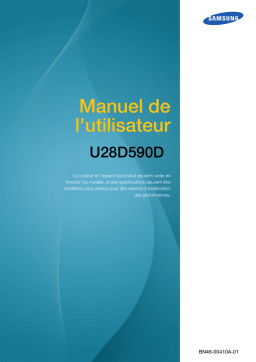 Samsung U28D590D Manuel utilisateur