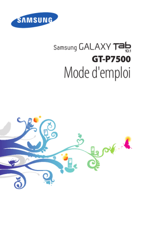 GT-P7500/AM32 | GT-P7500/AM16 | Samsung GT-P7500/M16 Manuel utilisateur | Fixfr