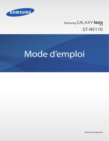 Samsung GT-N5110 Manuel utilisateur | Fixfr