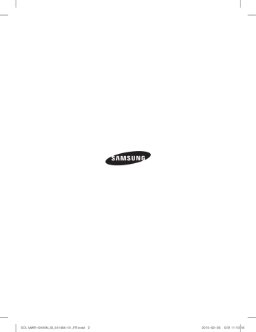 Samsung MWR-SH00 Manuel utilisateur | Fixfr
