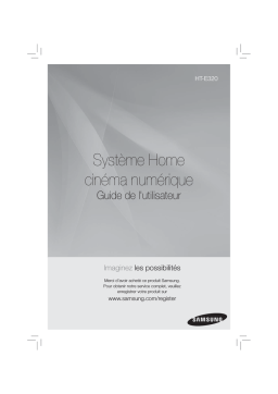 Samsung HT-E320 Manuel utilisateur