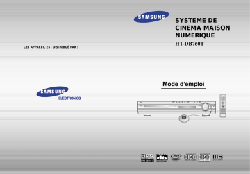 Samsung HT-DB760 Manuel utilisateur | Fixfr