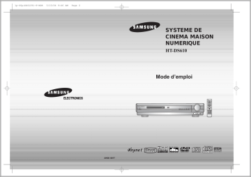 Samsung HT-DS610 Manuel utilisateur | Fixfr