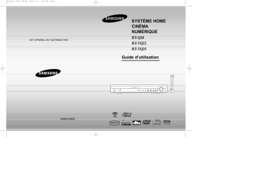 HT-TQ25 | HT-TQ22 | Samsung HT-Q20 Manuel utilisateur | Fixfr