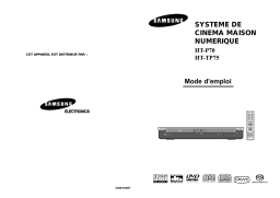 Samsung HT-TP75 Manuel utilisateur