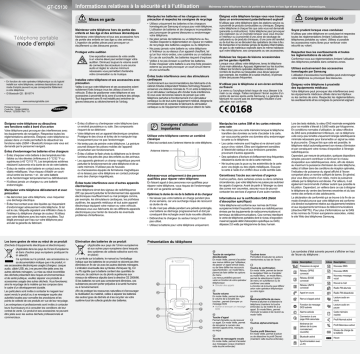 Samsung GT-C5130 Manuel utilisateur | Fixfr