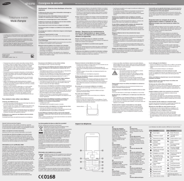 Samsung GT-C3752 Manuel utilisateur | Fixfr