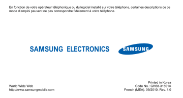 Samsung GT-C5212/I Manuel utilisateur | Fixfr
