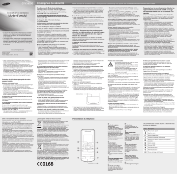 Samsung GT-E1055G Manuel utilisateur | Fixfr