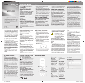 Samsung GT-E1190 Manuel utilisateur | Fixfr