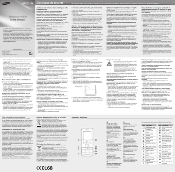 Samsung GT-E3213K Manuel utilisateur | Fixfr