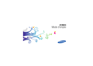Samsung GT-M8910 Manuel utilisateur | Fixfr