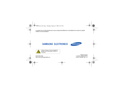 Samsung GT-S8300 Manuel utilisateur