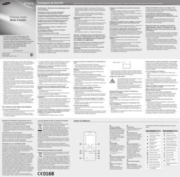 Samsung GT-E3210 Manuel utilisateur | Fixfr