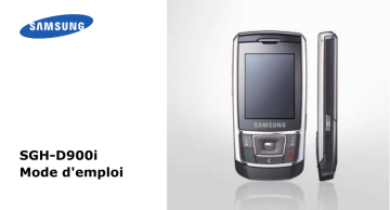 SGH-D900E | Samsung SGH-D900i Manuel utilisateur | Fixfr